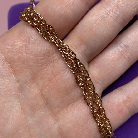 💛 Classic Rose Gold Tone Necklace - Picture 4 of 4